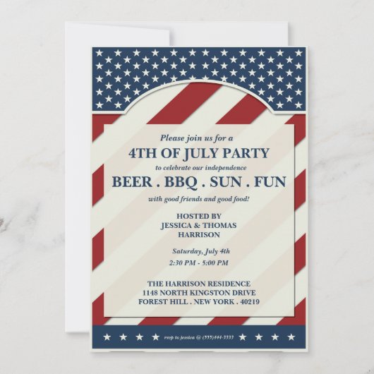 Invitation 4 juillet (Devant)