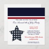 Invitation 4 juillet (Devant / Derrière)