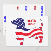 Invitation 4 juillet (Devant / Derrière)