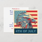 Invitation 4 juillet (Devant / Derrière)