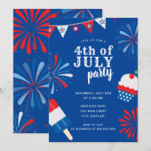 Invitation 4 juillet (Devant / Derrière)