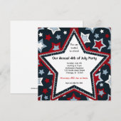 Invitation 4 juillet (Devant / Derrière)