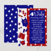 Invitation 4 juillet (Devant / Derrière)