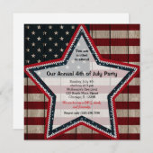 Invitation 4 juillet (Devant / Derrière)