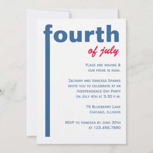 Invitation 4 juillet (Devant)