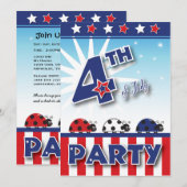 Invitation 4 juillet (Devant / Derrière)