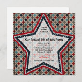 Invitation 4 juillet (Devant / Derrière)