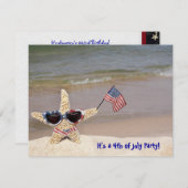 Invitation 4 juillet (Devant / Derrière)