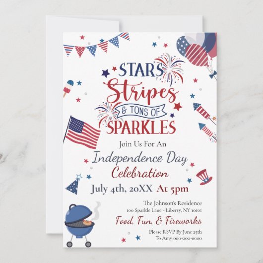 Invitation 4 juillet (Devant)