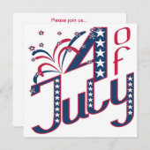 Invitation 4 juillet (Devant / Derrière)