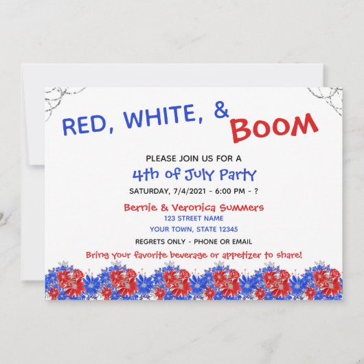 Invitation 4 juillet (Devant)