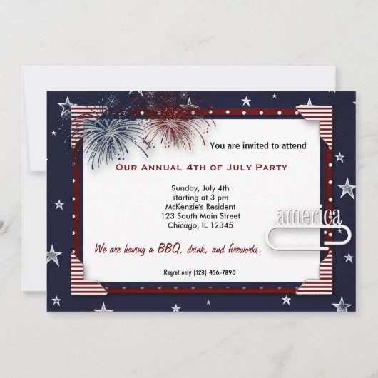 Invitation 4 juillet (Devant)