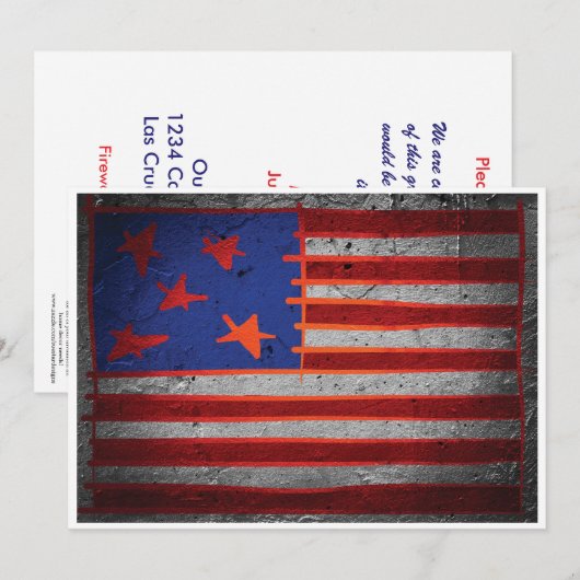 Invitation 4 juillet (Devant / Derrière)