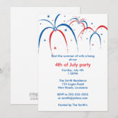 Invitation 4 juillet (Devant / Derrière)