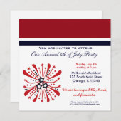 Invitation 4 juillet (Devant / Derrière)