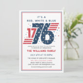 Invitation 4 juillet 1776 Fête de l'Indépendance (Debout devant)