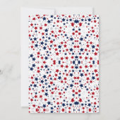 Invitation 4 juillet 1776 Fête de l'Indépendance (Dos)