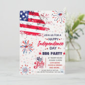 Invitation 4 juillet 4 juillet Fête de l'Indépendance du barb (Debout devant)