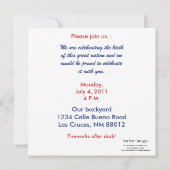 Invitation 4 juillet 5x5 (Dos)