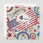 Invitation 4 juillet 5x5 (Devant / Derrière)