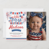 Invitation 4 juillet Anniversaire, Miss Indépendante (Devant)