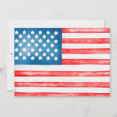 Invitation 4 juillet Anniversaire, Miss Indépendante (Dos)