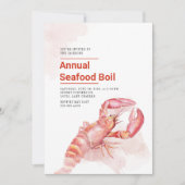 Invitation 4 juillet Annuel Fruits de mer Bouilloire à l'eau (Devant)