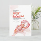 Invitation 4 juillet Annuel Fruits de mer Bouilloire à l'eau (Debout devant)