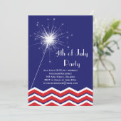 Invitation 4 juillet avec Chevrons (Debout devant)