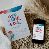 Invitation 4 juillet Baby shower