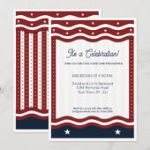 Invitation 4 juillet BBQ (Devant / Derrière)