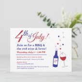 Invitation 4 juillet BBQ de vin et brasserie rouge (Debout devant)