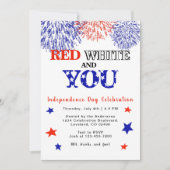 Invitation 4 juillet BBQ Été (Devant)