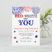 Invitation 4 juillet BBQ Été (Debout devant)