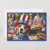 Invitation 4 juillet BBQ famille (Dos)