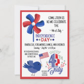 Invitation 4 juillet BBQ Rejoignez l'Invitation du Parti amér (Devant)