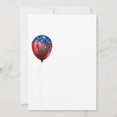 Invitation 4 juillet Bébé ou Fête des mariées par la poste (Dos)