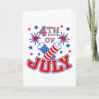 Invitation 4 juillet carte