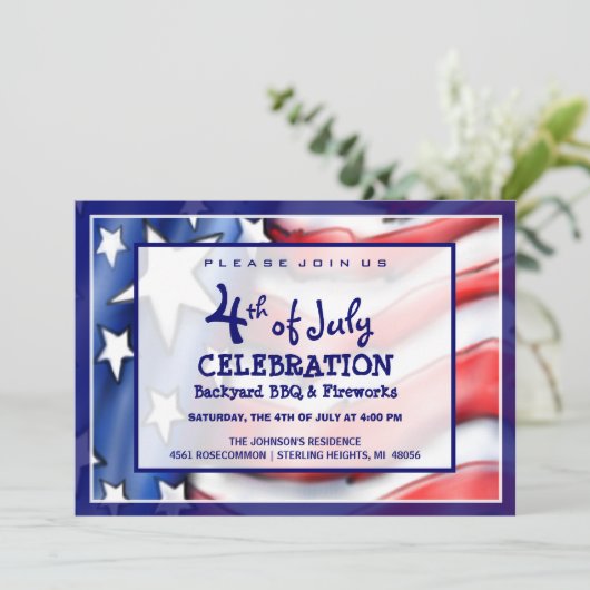 Invitation 4 juillet Célébration (Debout devant)