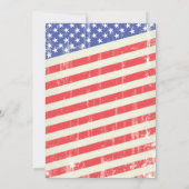 Invitation 4 juillet couples baby shower rétro chalkboard (Dos)