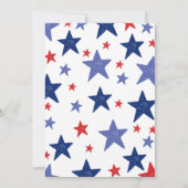 Invitation 4 juillet douche d'invitation de baby shower 4 (Dos)