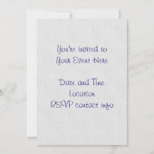 Invitation 4 juillet écureuil (Dos)