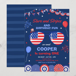 Invitation 4 juillet Étoiles Et Grèves Premier Anniversaire