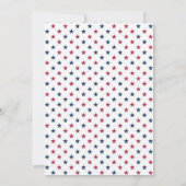 Invitation 4 juillet fête (Dos)