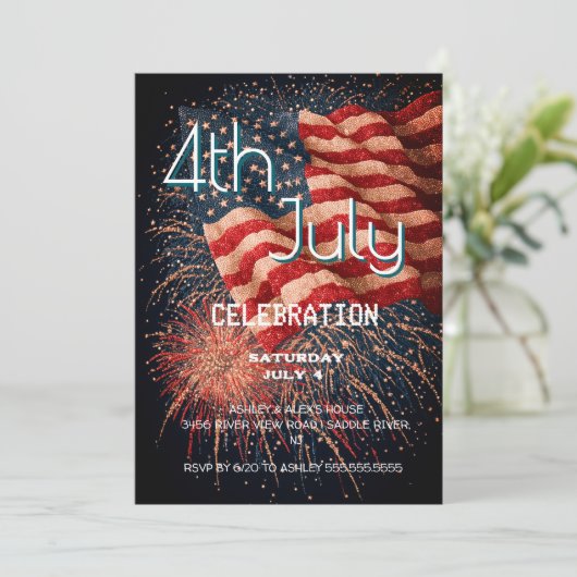 Invitation 4 juillet Fête Bash (Debout devant)