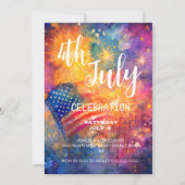 Invitation 4 juillet Fête Bash (Devant)