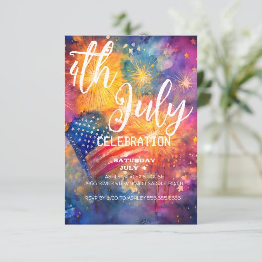 Invitation 4 juillet Fête Bash (Debout devant)