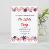 Invitation 4 juillet fête, Bonne saison des fêtes (Debout devant)