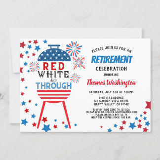 Invitation 4 juillet fête de la retraite