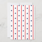 Invitation 4 juillet Fête de l'Indépendance (Dos)